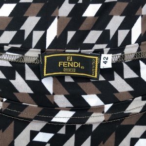FENDI ZUCCA Logo Italian Top
